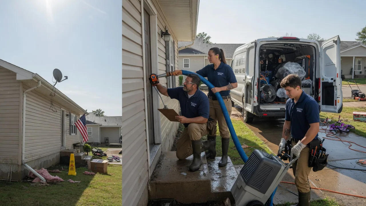 Ceiling Water Damage Restoration in Peru, ME near me